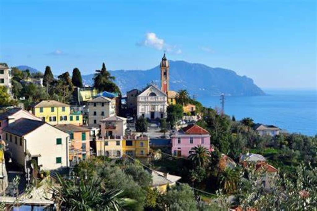 Pieve Ligure - Colle Fioritoアパートメント エクステリア 写真